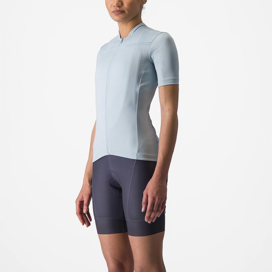 Castelli ANIMA 4 Women Jersey Blue | 14JACXOBT