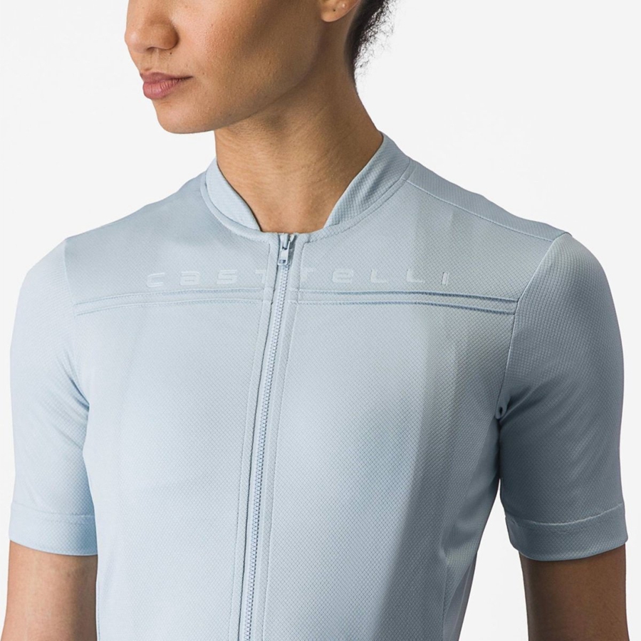 Castelli ANIMA 4 Women Jersey Blue | 14JACXOBT