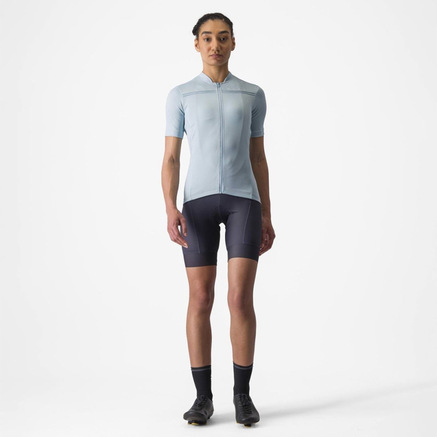 Castelli ANIMA 4 Women Jersey Blue | 14JACXOBT