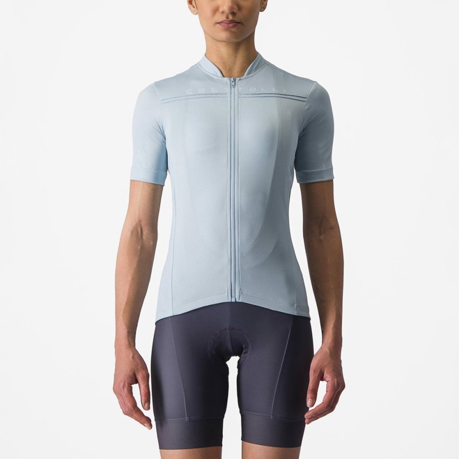 Castelli ANIMA 4 Women Jersey Blue | 14JACXOBT