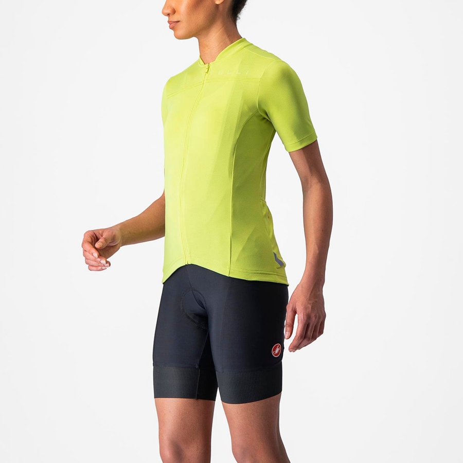 Castelli ANIMA 4 Women Jersey Light Green | 21RKPEVXY