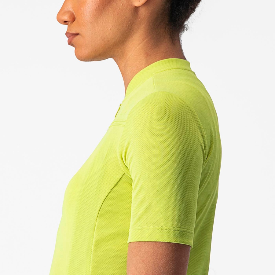 Castelli ANIMA 4 Women Jersey Light Green | 21RKPEVXY