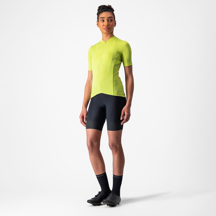 Castelli ANIMA 4 Women Jersey Light Green | 21RKPEVXY