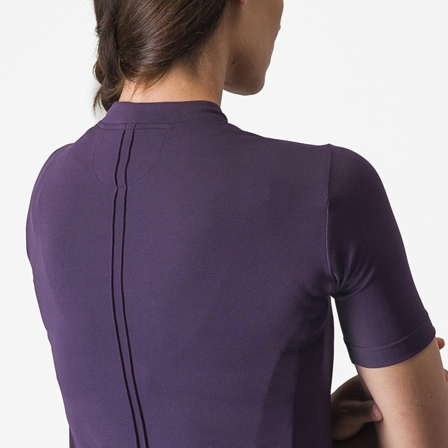 Castelli ANIMA 4 Women Jersey Purple | 91DLGAFKZ