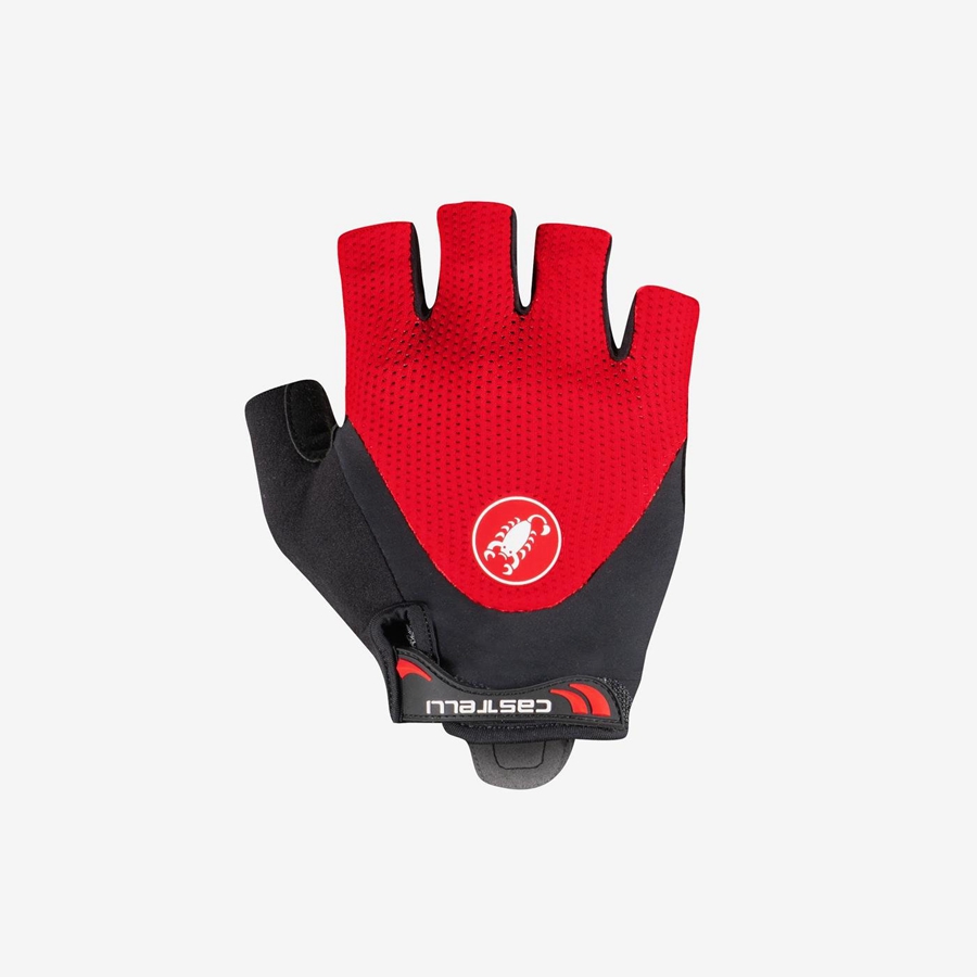 Castelli ARENBERG GEL 2 Men Gloves Red | 38CSPAEUN