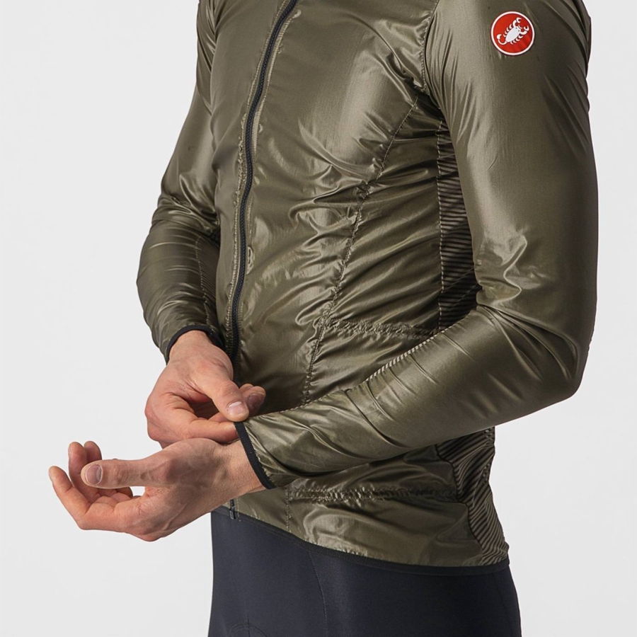 Castelli ARIA SHELL Men Protection Brown | 06KFIGTUV