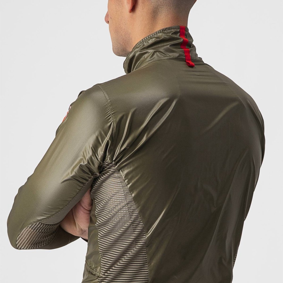 Castelli ARIA SHELL Men Protection Brown | 06KFIGTUV