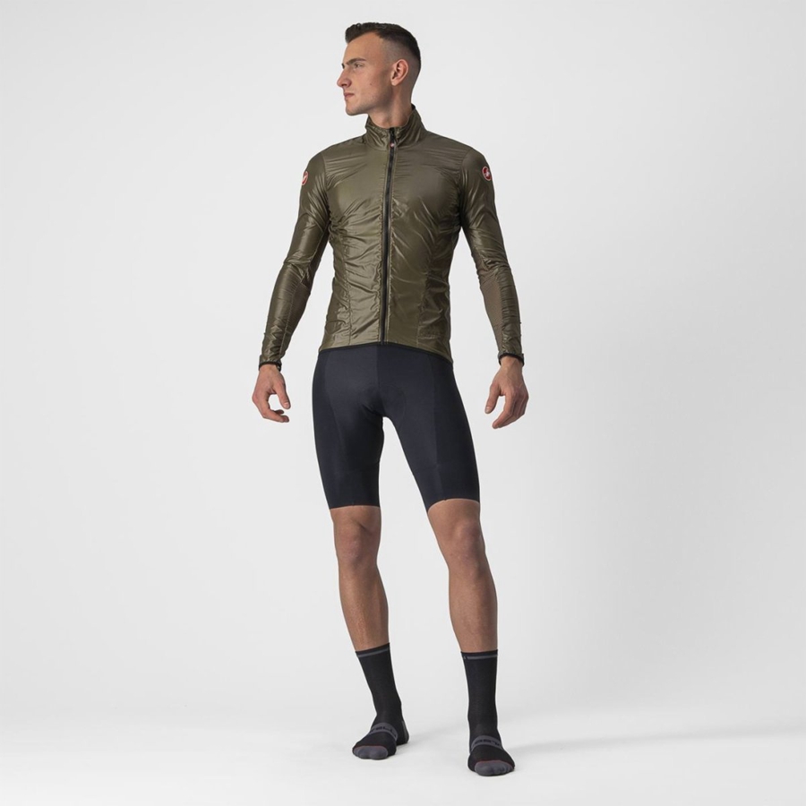 Castelli ARIA SHELL Men Protection Brown | 06KFIGTUV