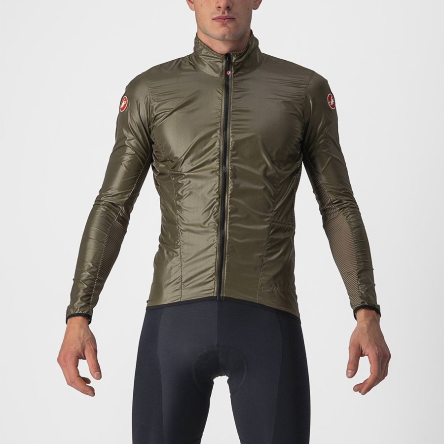 Castelli ARIA SHELL Men Protection Brown | 06KFIGTUV