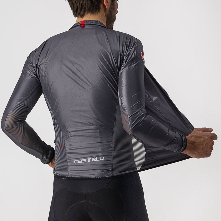 Castelli ARIA SHELL Men Protection Dark Grey | 83TNQDGHI