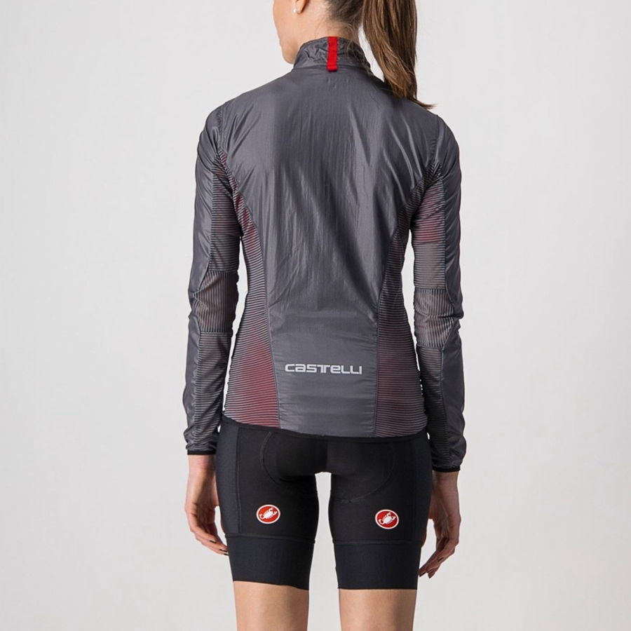 Castelli ARIA SHELL W Women Protection Dark Grey | 78IEBLWRP