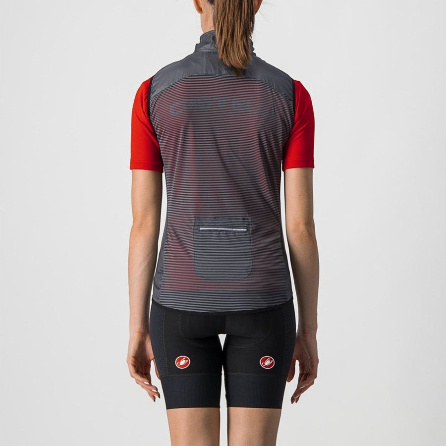 Castelli ARIA W Women Vest Dark Grey | 03TZCIDWR