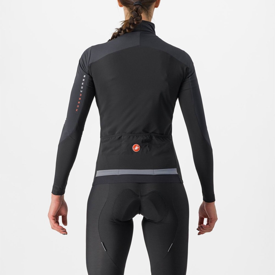 Castelli BETA RoS W Women Jackets Black | 24FLEQDXB