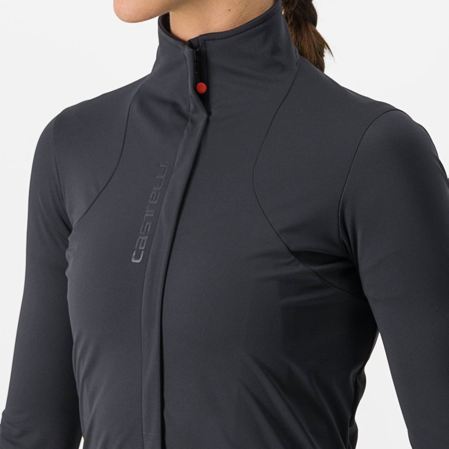 Castelli BETA RoS W Women Jackets Black | 24FLEQDXB