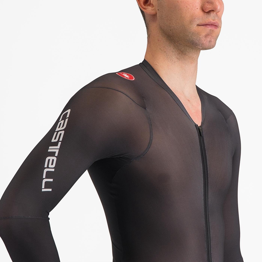 Castelli BODY PAINT 4.X Men Speedsuits Black | 07CQJHEBD