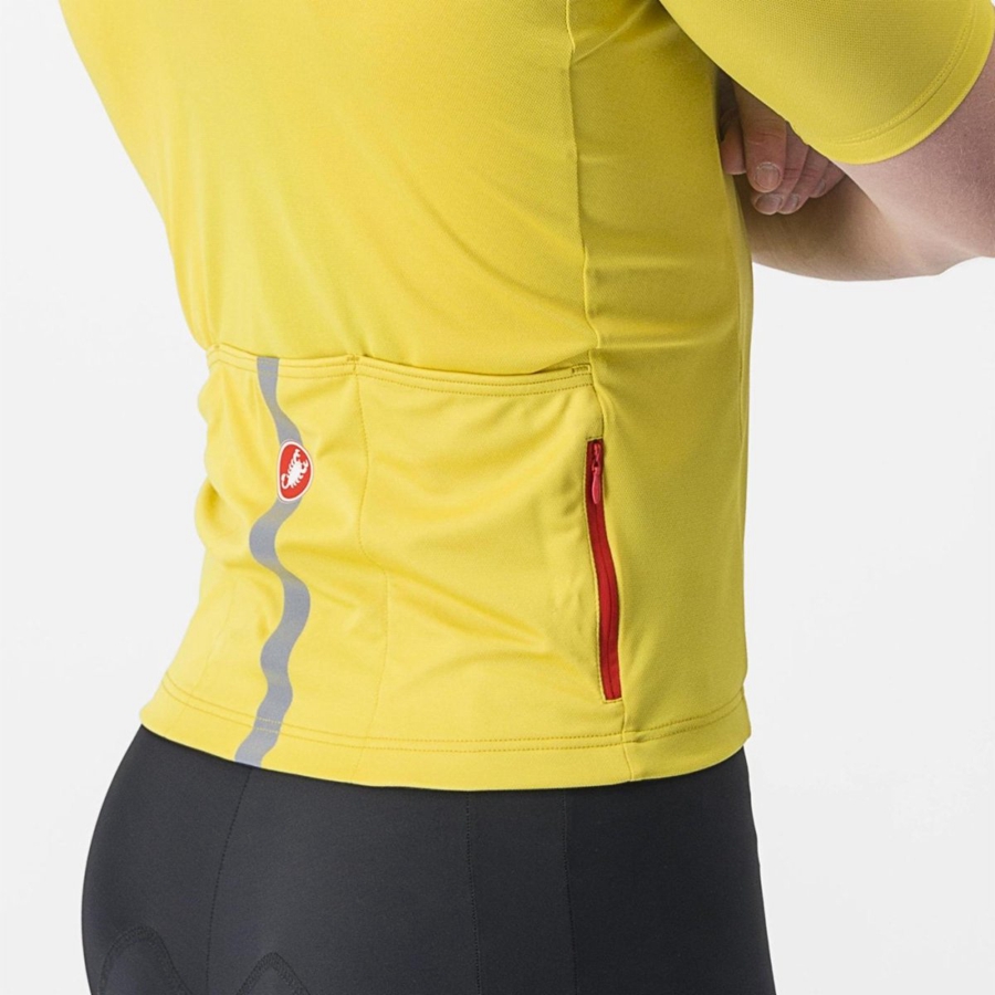 Castelli CLASSIFICA Men Jersey Yellow | 16HZLBGJS