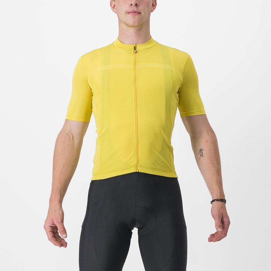 Castelli CLASSIFICA Men Jersey Yellow | 16HZLBGJS