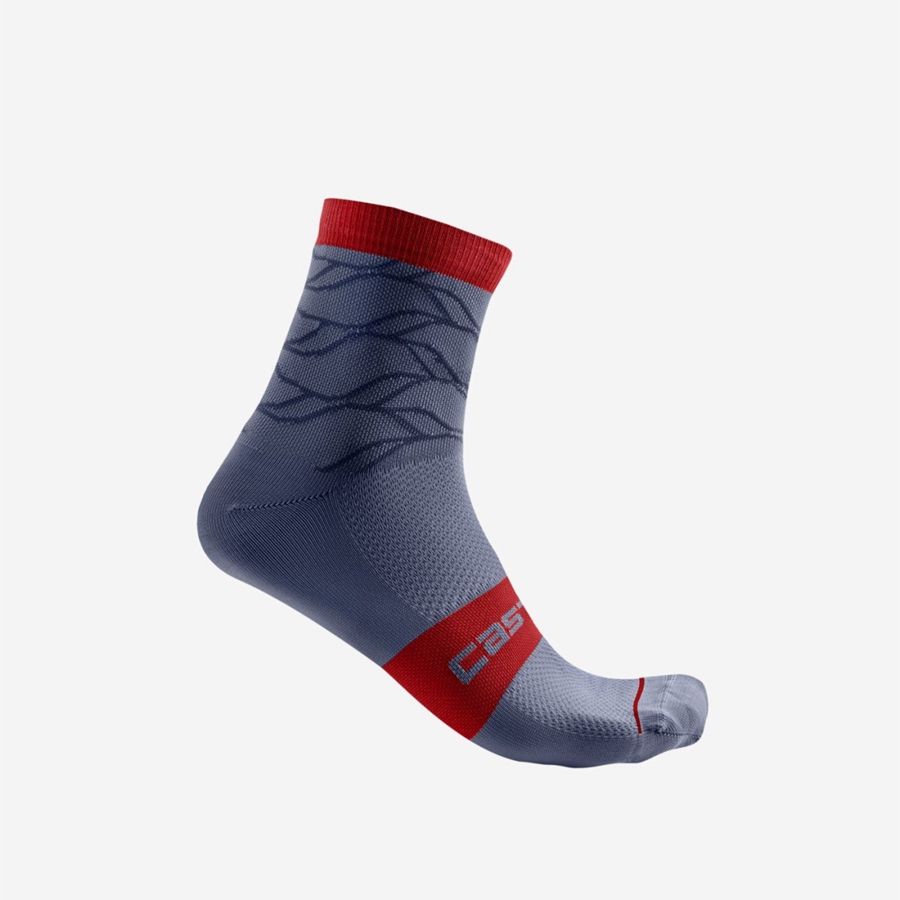 Castelli CLIMBER\'S 3.0 12 CM Women Socks Blue | 91ZFYKRVH