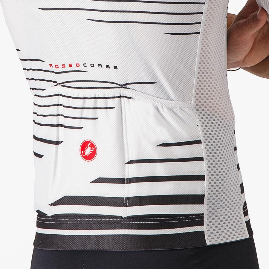 Castelli CLIMBER'S 4.0 Men Jersey White / Black | 85UXJCOIE