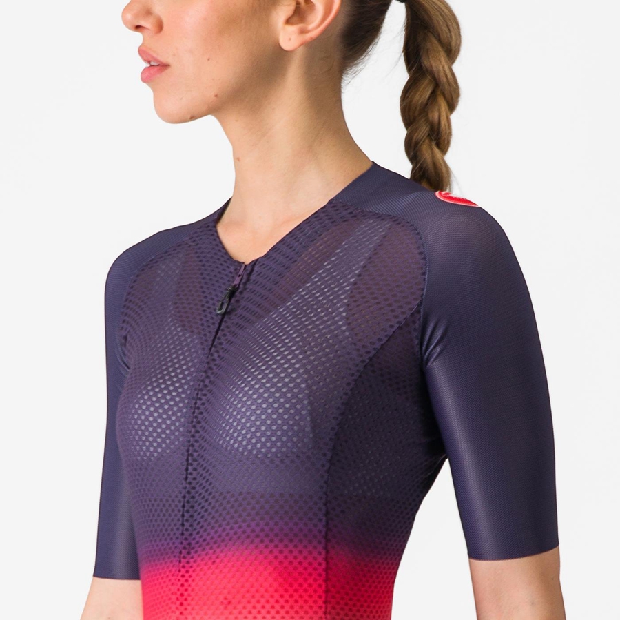 Castelli CLIMBER'S 4.0 W Women Jersey Pink / Orange | 68CDHRFKV