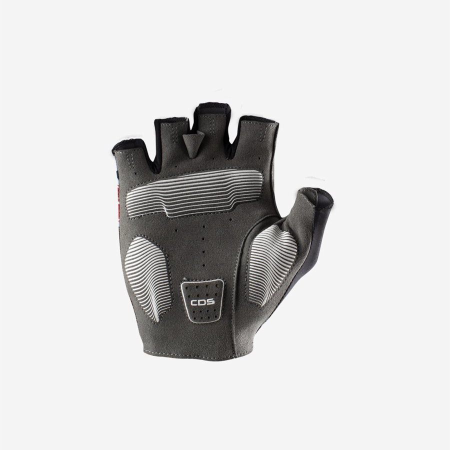 Castelli COMPETIZIONE 2 Men Gloves Black / Silver | 41UXDPHRN