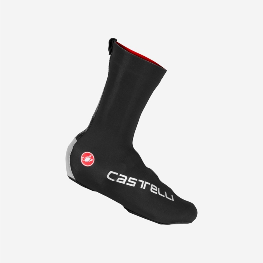 Castelli DILUVIO PRO Women Shoecovers Black | 83QZNROCS