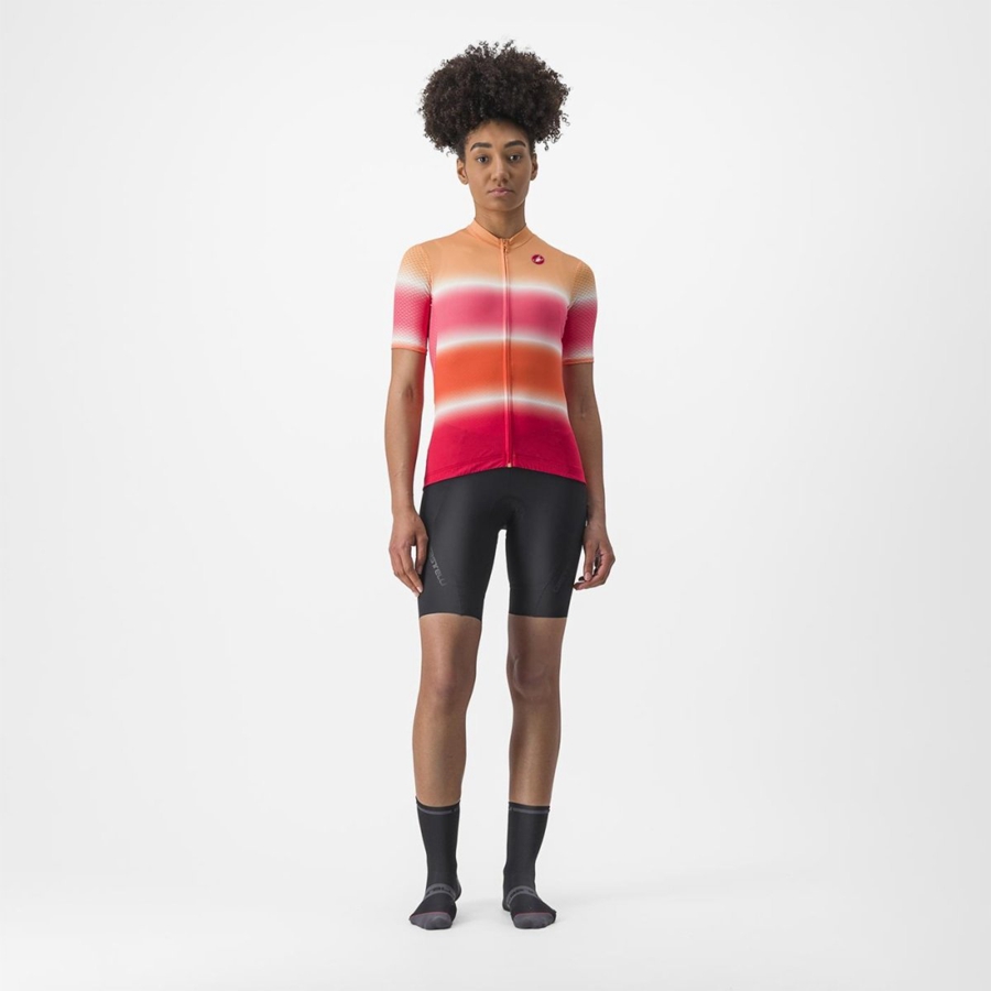 Castelli DOLCE Women Jersey Orange | 73AGMSEUJ