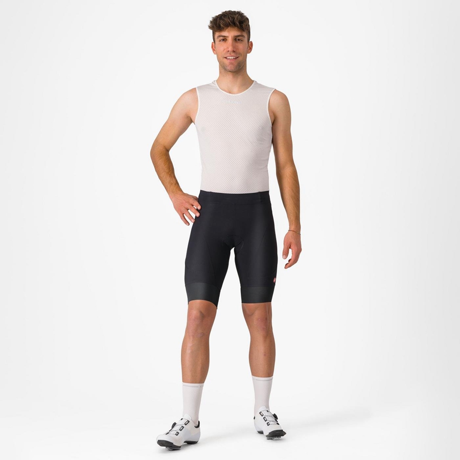 Castelli ENDURANCE 3 Men Shorts Black | 92YWQFKMS