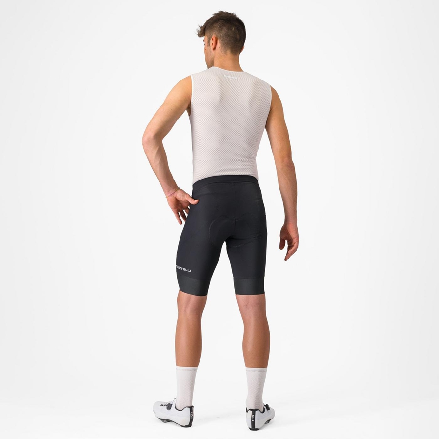 Castelli ENDURANCE 3 Men Shorts Black | 92YWQFKMS