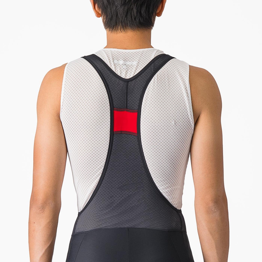 Castelli ENTRATA 2 Men Bib Shorts Black | 97PYEQOCL