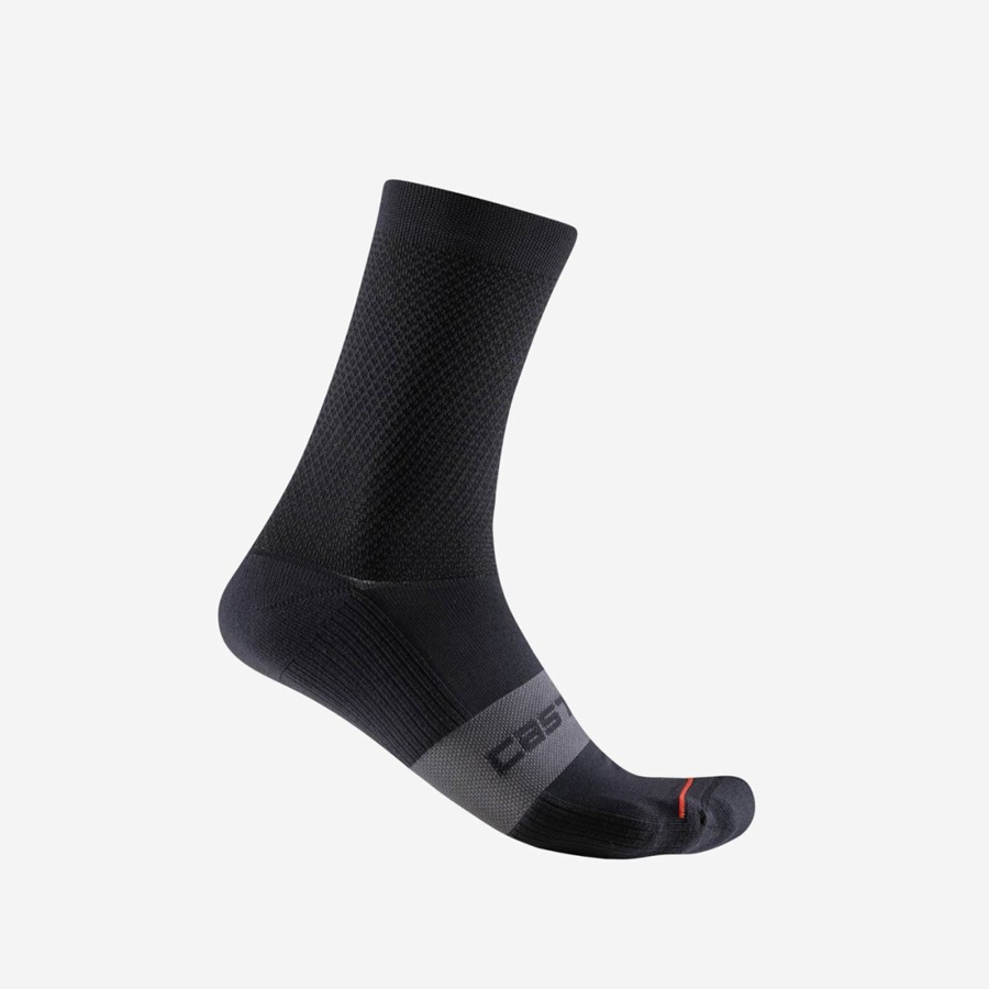 Castelli ESPRESSO 15 Men Socks Black | 04OMALTPS