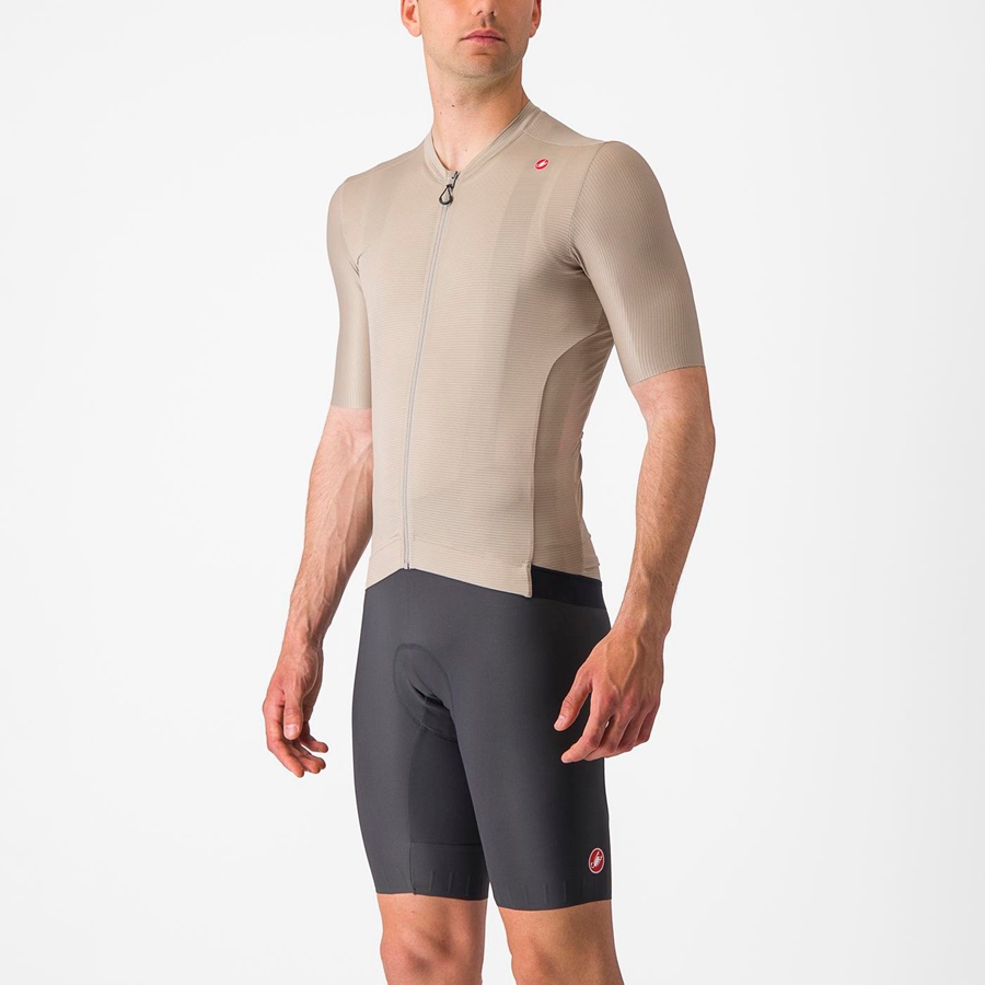 Castelli ESPRESSO Men Jersey Black | 83DHKFXSP