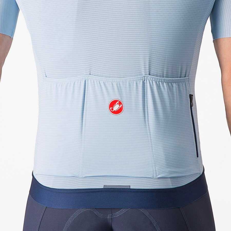 Castelli ESPRESSO Men Jersey Blue / Blue | 49GXIHUDC