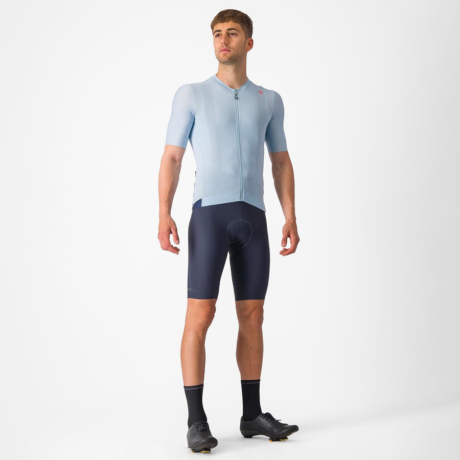 Castelli ESPRESSO Men Jersey Blue / Blue | 49GXIHUDC