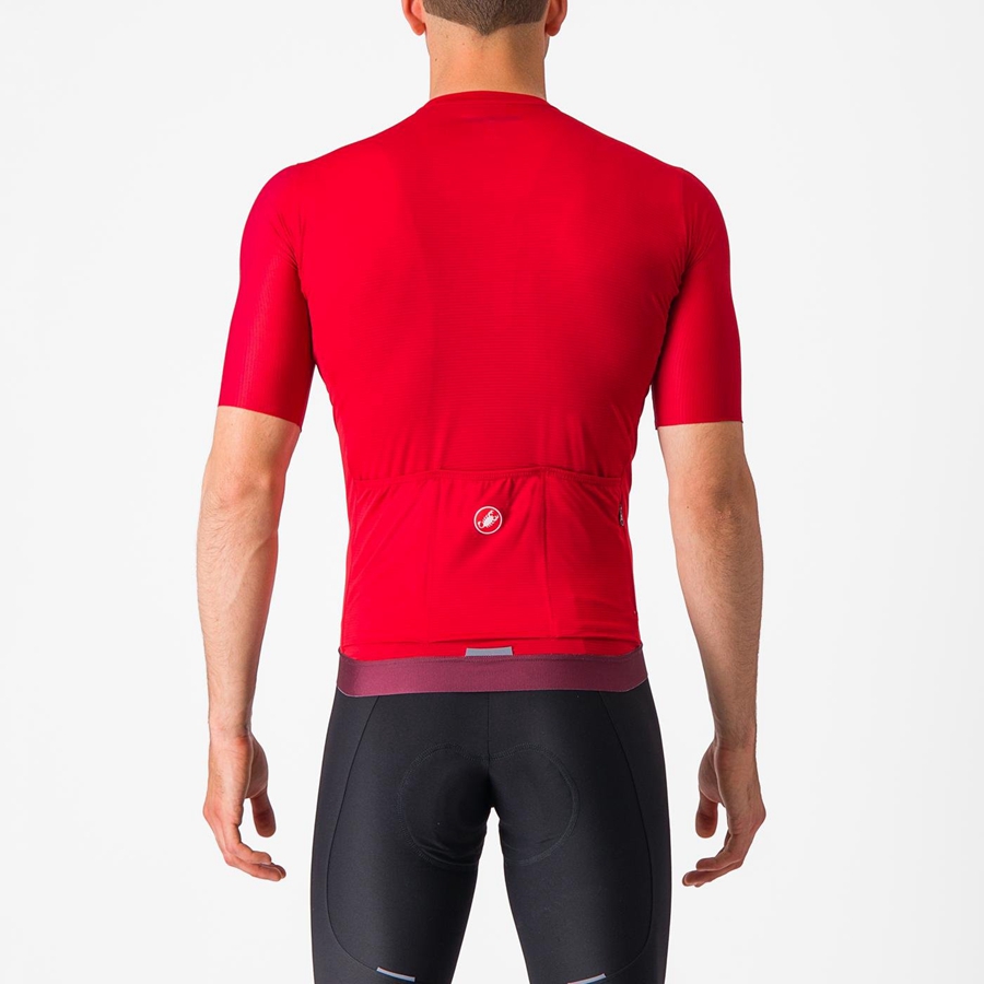 Castelli ESPRESSO Men Jersey Red / Deep Burgundy | 57BGZPIAT