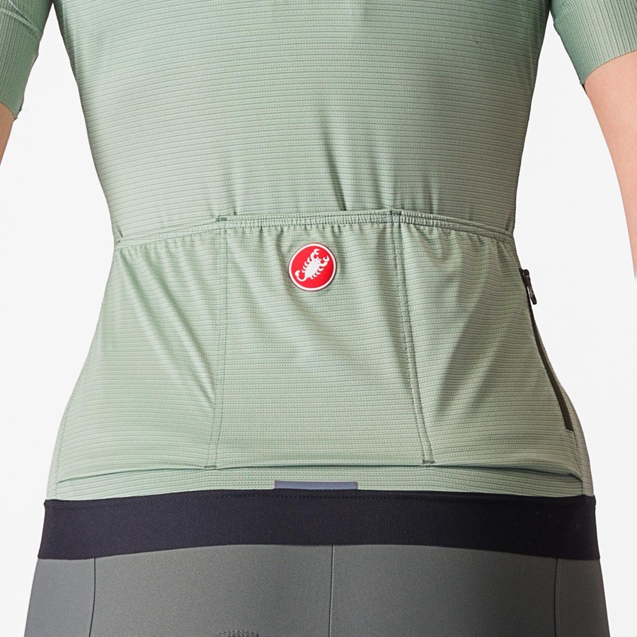 Castelli ESPRESSO W Women Jersey Green / Deep Green | 50DNAHJTB