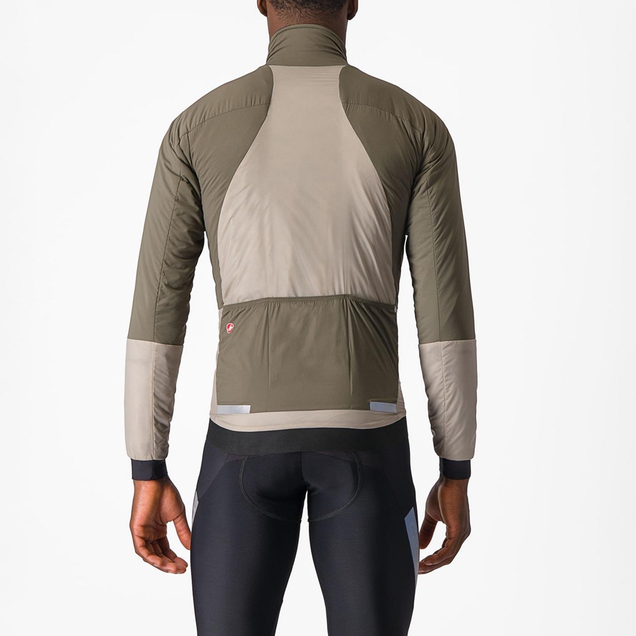 Castelli FLY THERMAL Men Jackets Green | 05QKFXRLW