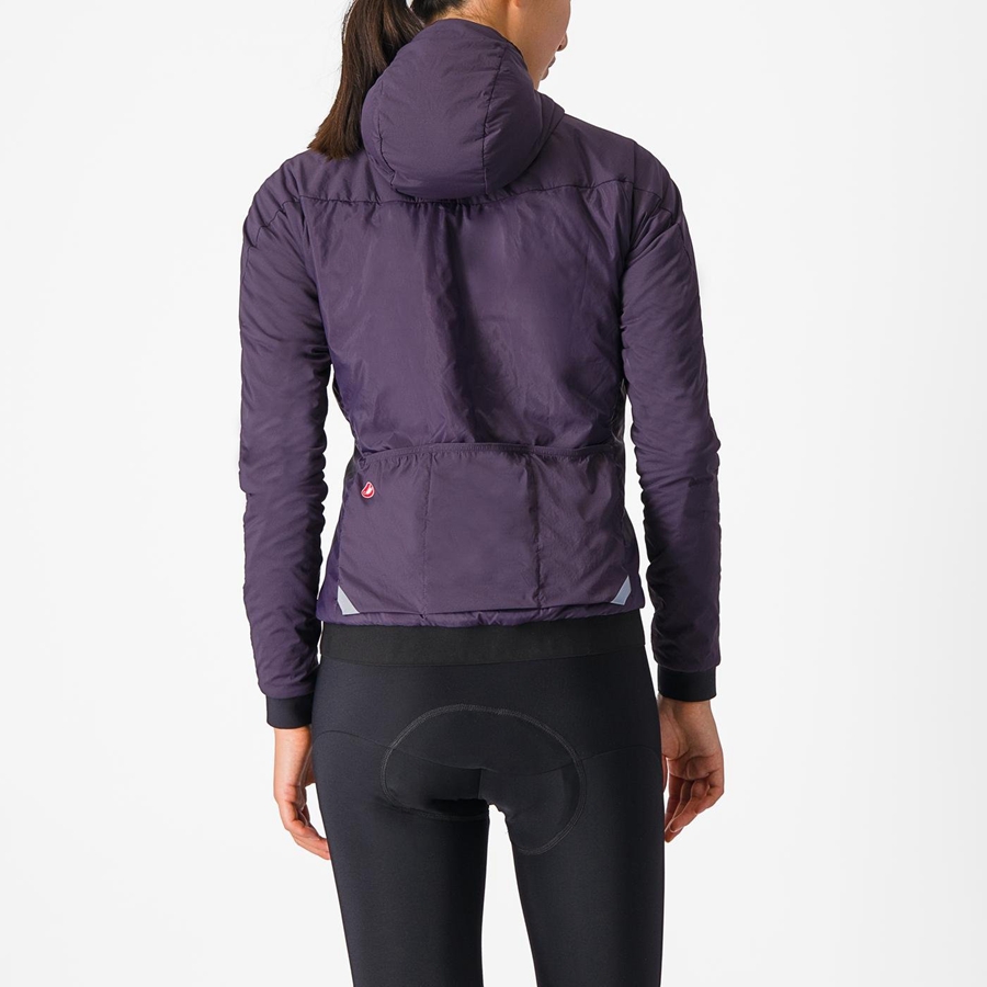 Castelli FLY THERMAL W Women Jackets Purple | 96KQYTLUJ