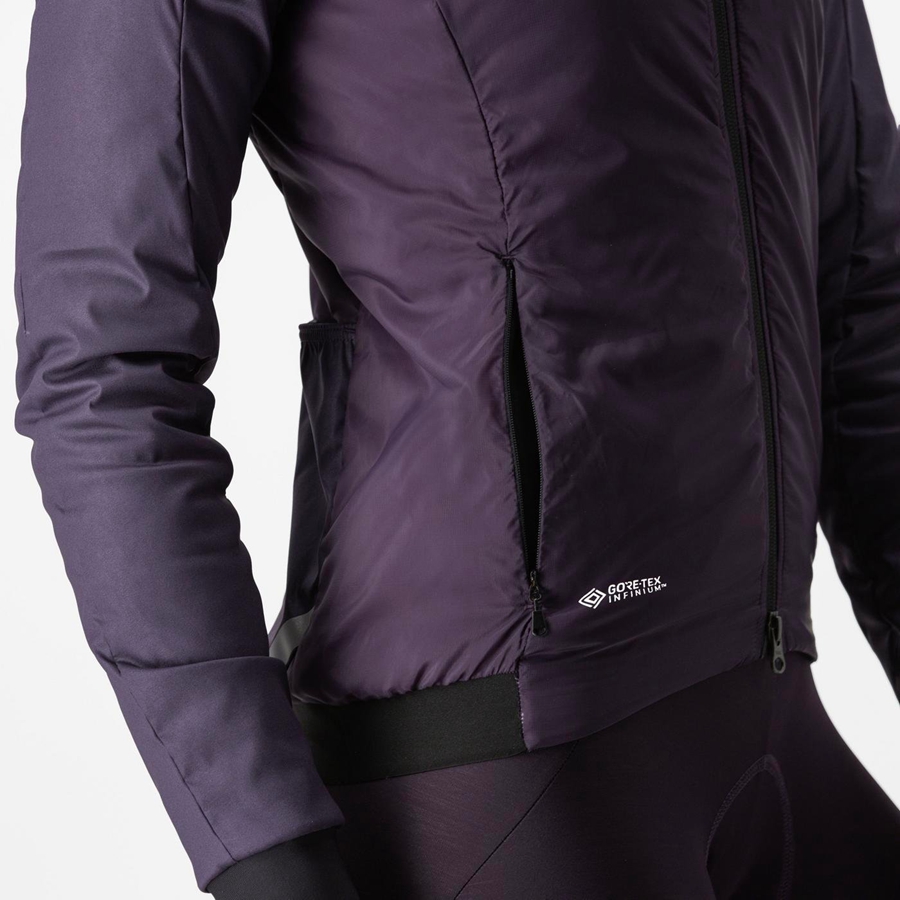 Castelli FLY THERMAL W Women Jackets Purple | 96KQYTLUJ