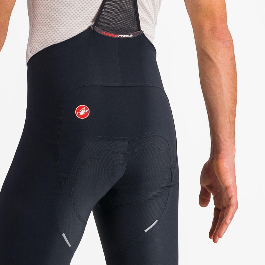 Castelli FREE AERO RC CLASSIC Men Bib Shorts Black / White | 81WEKAYFQ