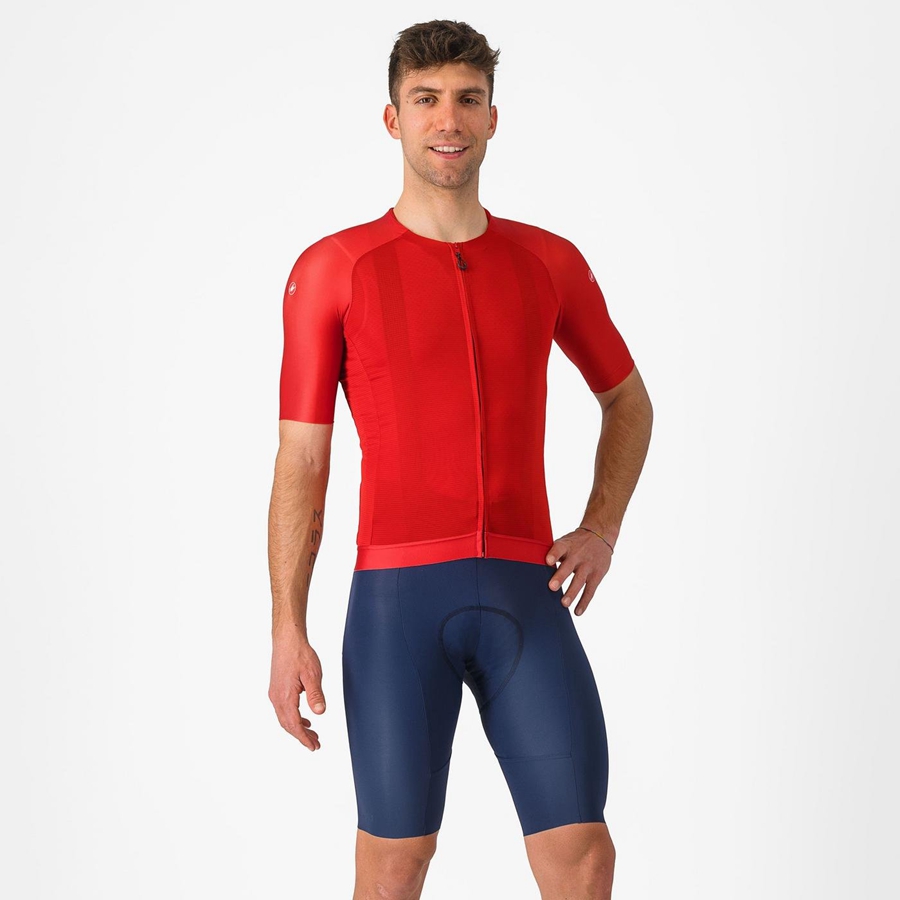 Castelli FREE AERO RC Men Bib Shorts Blue | 02NPGEULD