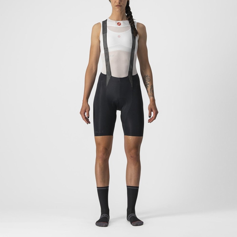 Castelli FREE AERO RC W Women Bib Shorts Black | 97CYTSLHQ