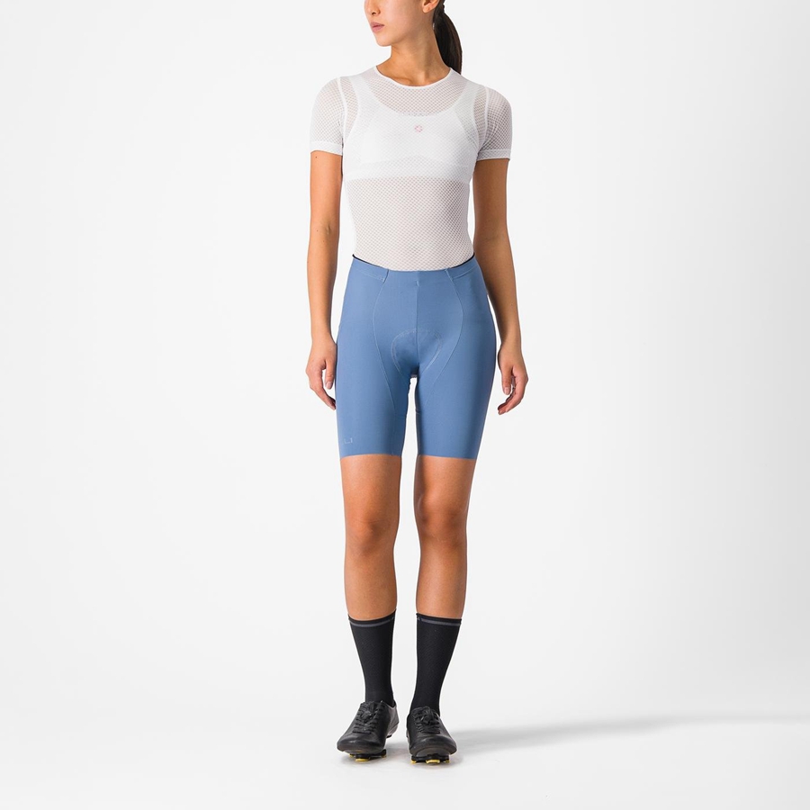 Castelli FREE AERO RC W Women Shorts Grey Blue | 98MSWHLKV