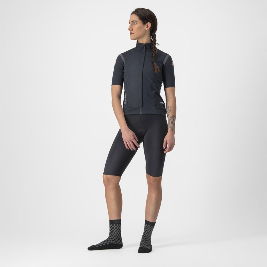 Castelli GABBA RoS 2 W Women Jackets Black / Black | 57PNKBHZI