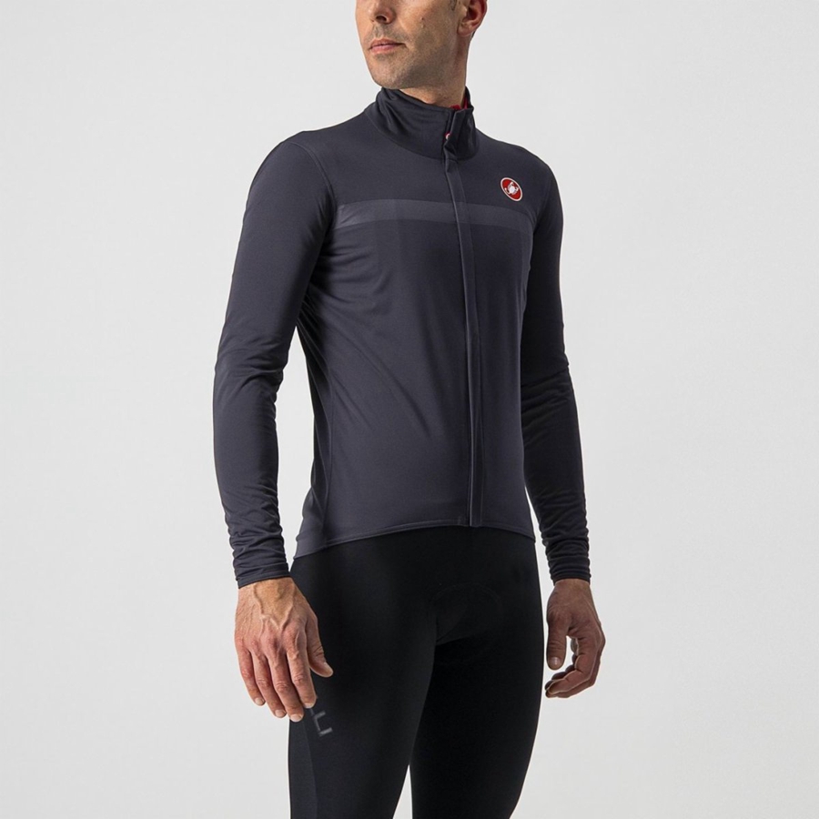 Castelli GOCCIA Men Protection Dark Grey | 57CLFKYNM