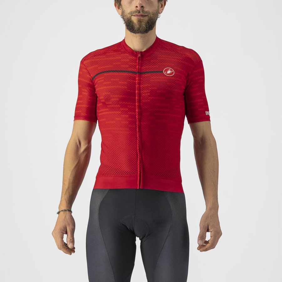 Castelli INSIDER Men Jersey Dark Red | 29MEHSGVI