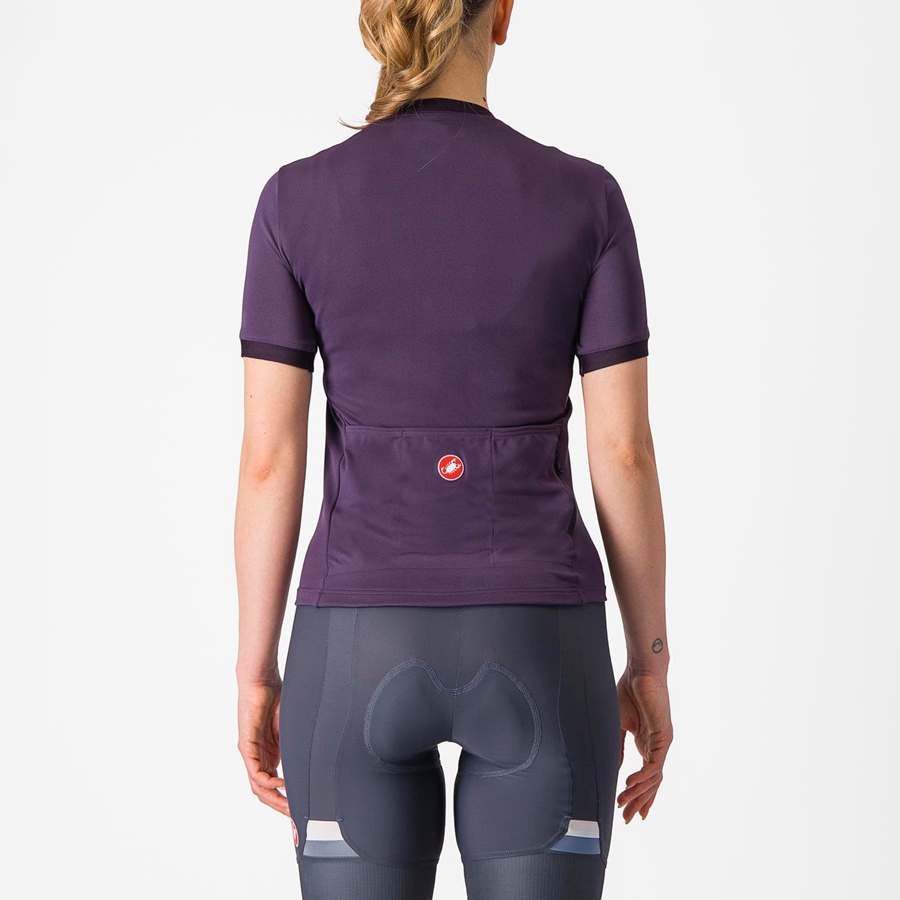 Castelli LIBERA Women Jersey Purple | 86XNLWDTY