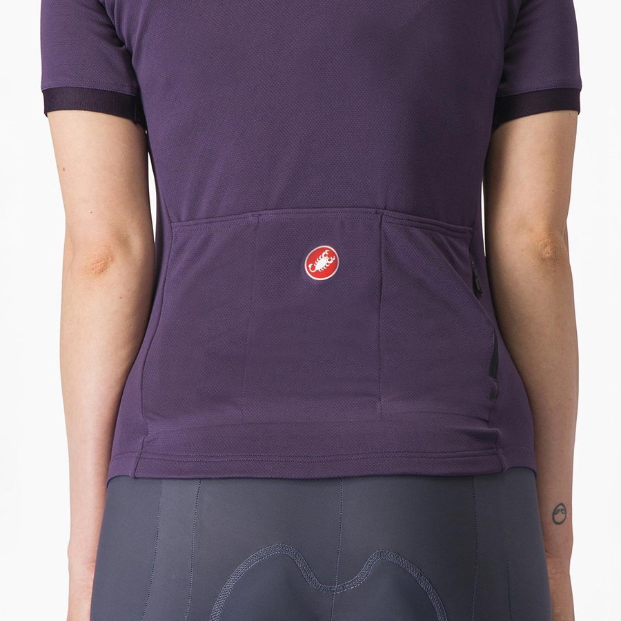 Castelli LIBERA Women Jersey Purple | 86XNLWDTY