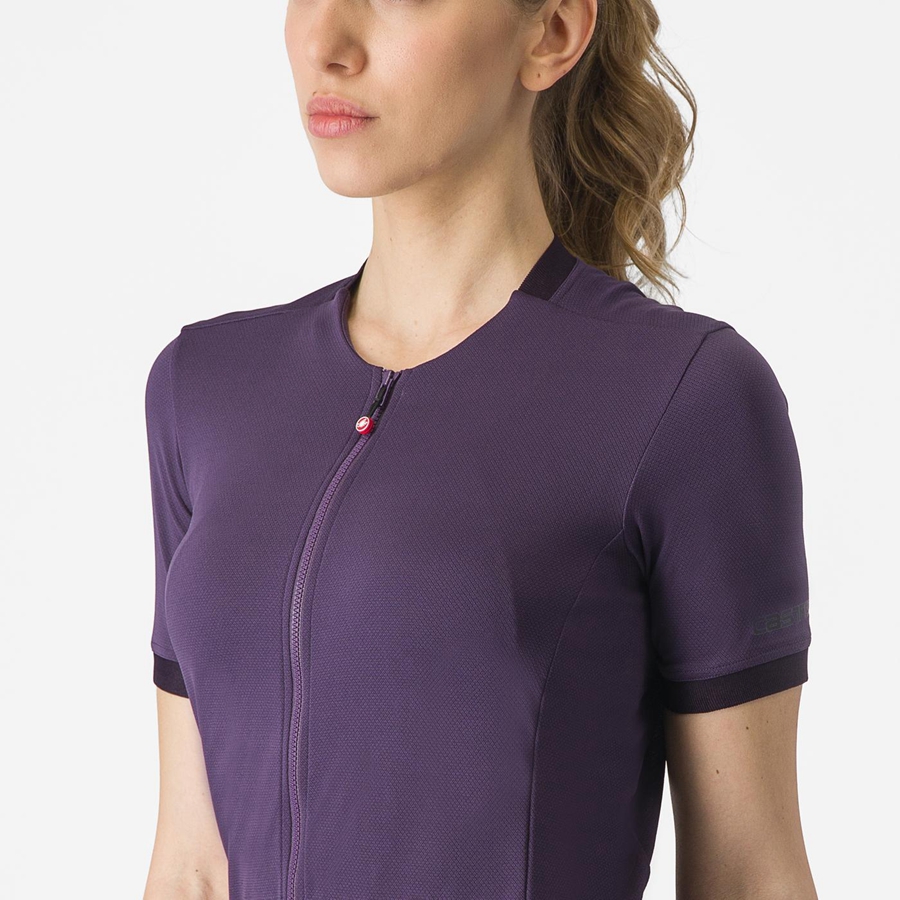 Castelli LIBERA Women Jersey Purple | 86XNLWDTY