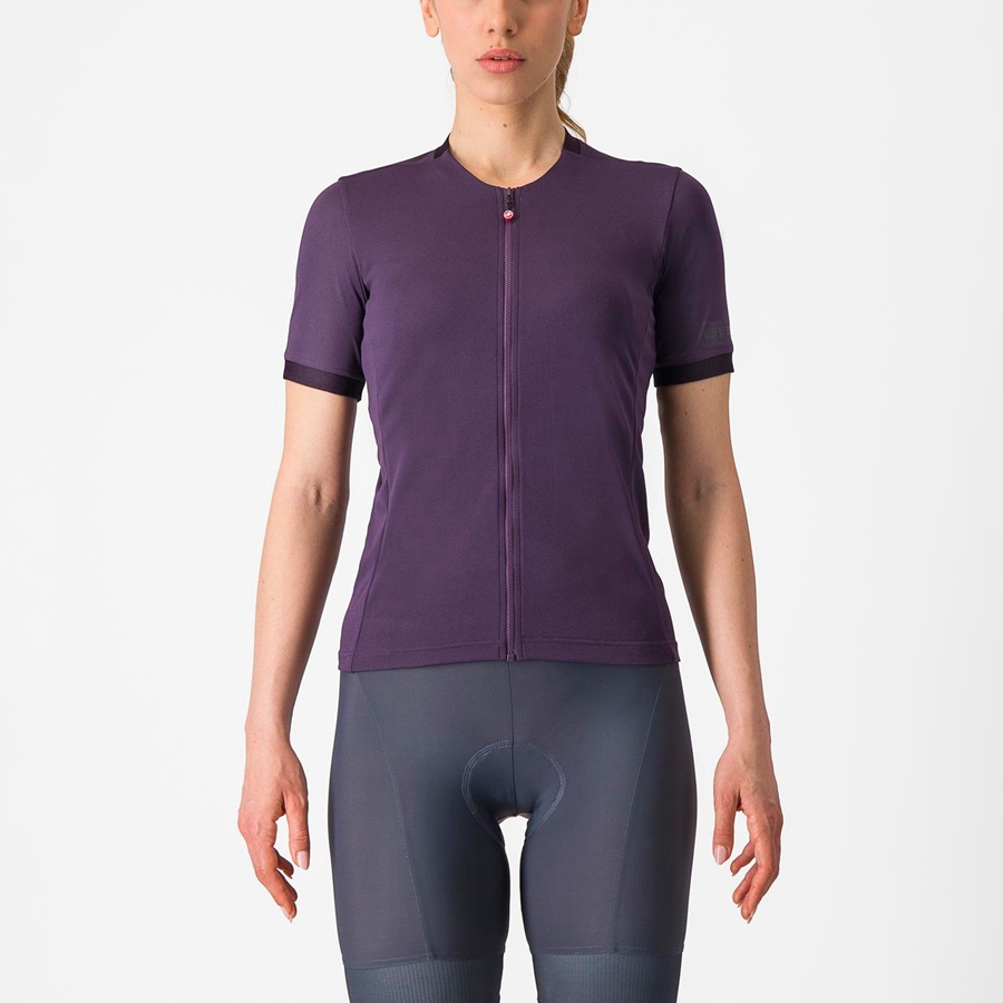 Castelli LIBERA Women Jersey Purple | 86XNLWDTY